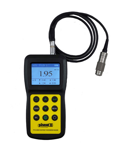 Phase II PTG-5500 Coating Thickness Gauge with Auto Detect