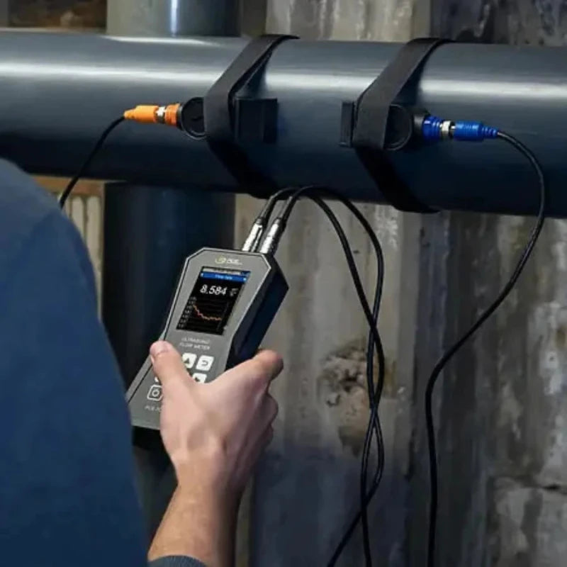PCE Instruments PCE-TDS 200+ SML Ultrasonic Flow Meter with heat meter