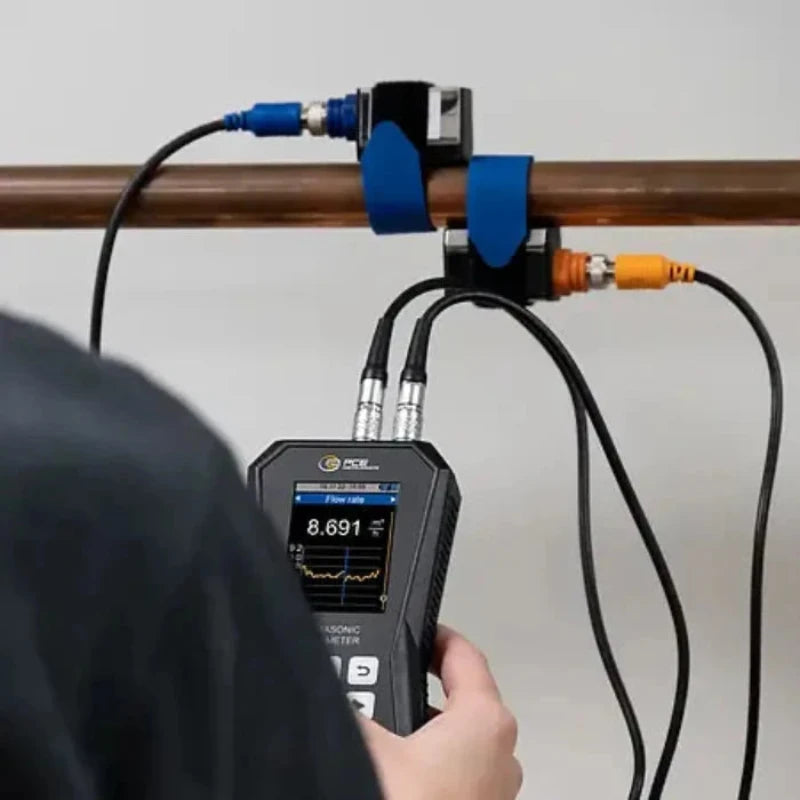 PCE Instruments PCE-TDS 200+ SML Ultrasonic Flow Meter with heat meter